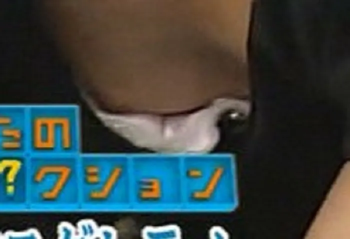 夏目三久の乳首ポロリお宝キャプ5