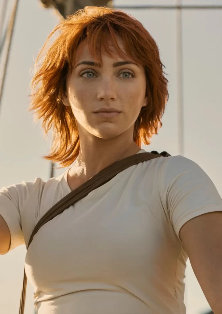 実写版ナミのエロ画像1