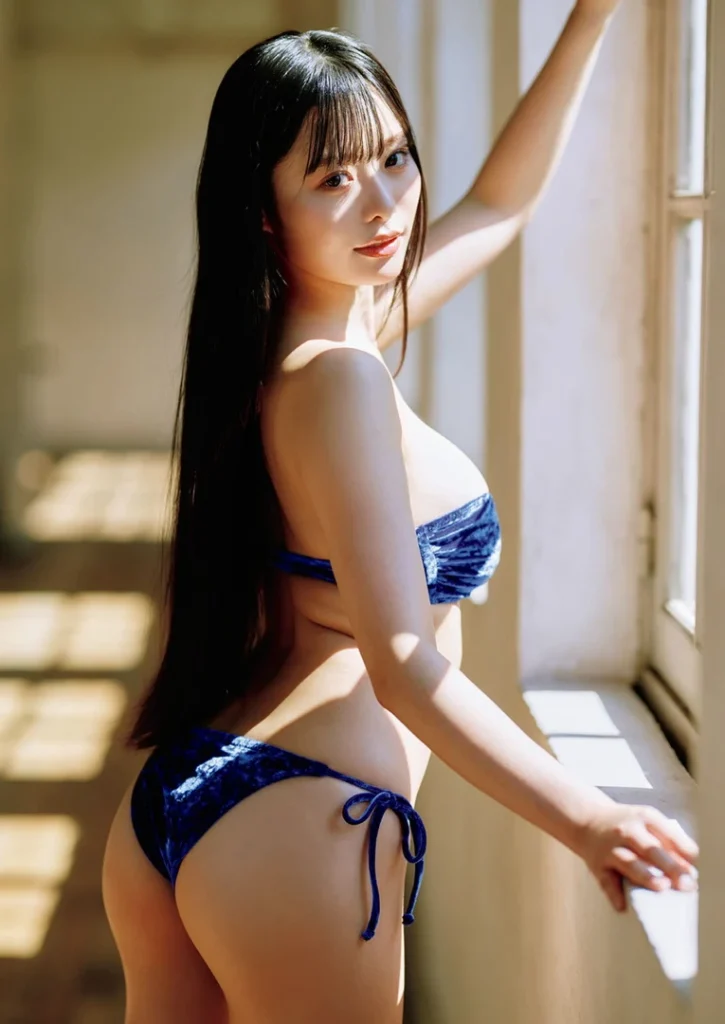 高鶴桃羽のお尻食い込みエロ画像7