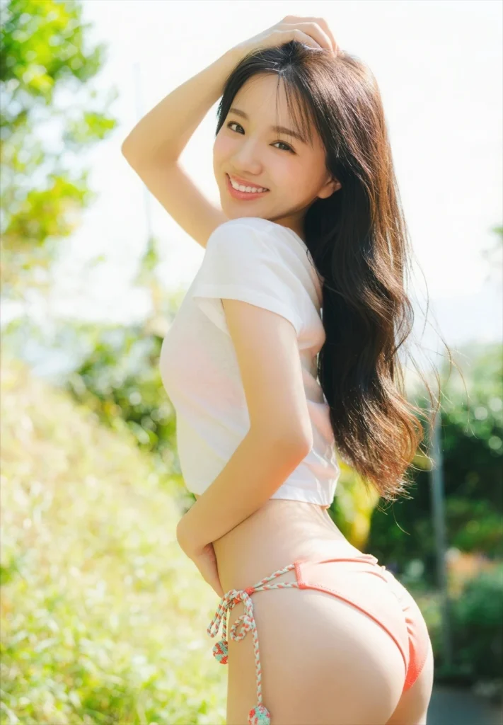永江梨乃のお尻食い込みエロ画像2